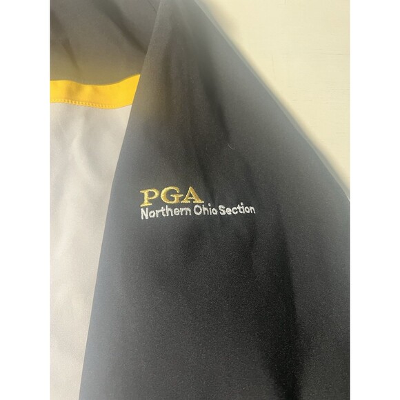 Footjoy Dryjoys Tour XP Short Sleeve Half Zip Jacket Men's XL Northern Ohio PGA - Picture 4 of 7
